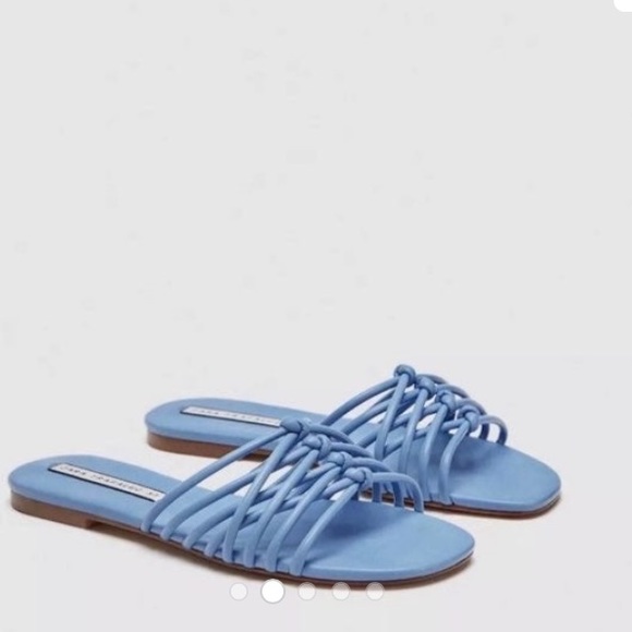 ZARA Tubular Flat Sandals - Picture 2 of 7